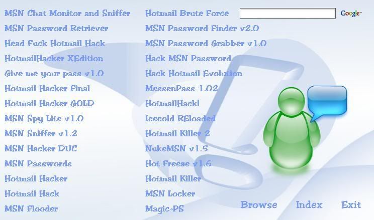 Msn & Yahoo Hacking AIO 2008  CaSh *Over 150 MSN & Yahoo Hacking Apps* preview 2
