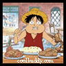 luffy eating