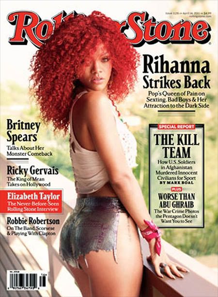 rihanna rolling stone magazine. of Rolling Stone Magazine.