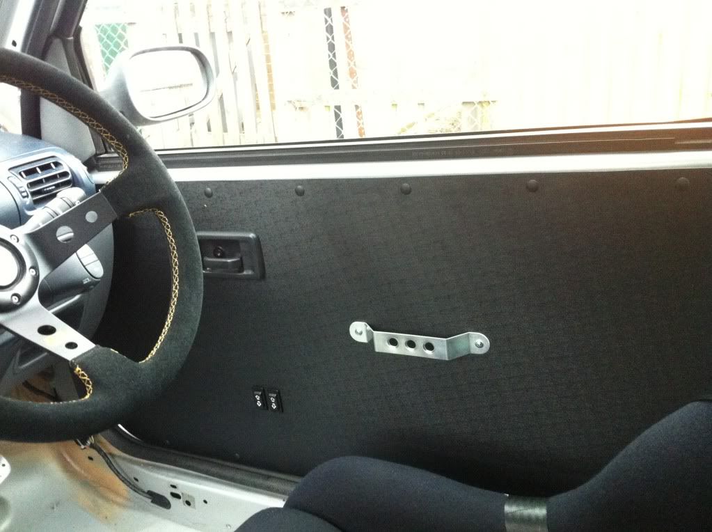 Custom made door cards with 106 handles