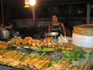 night market vientiane