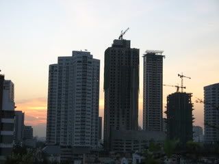 sun rise in bangkok