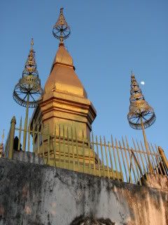 moon &amp; stupa