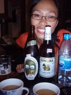 chang beer &amp; singha