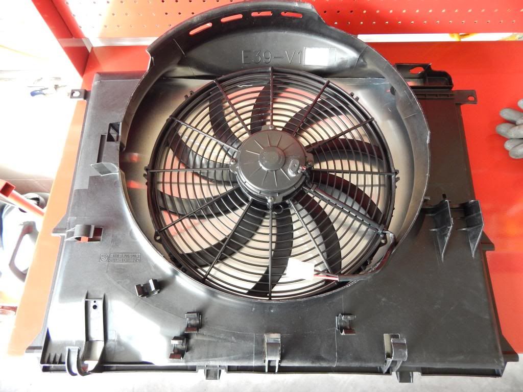 Electric fan conversion completed on 97 BMW 528i