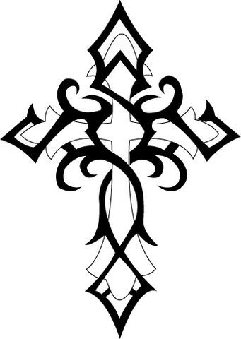 catholic cross tattoos