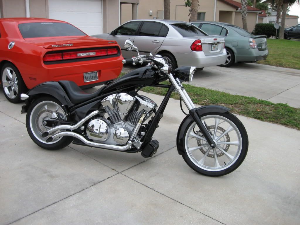 honda fury fork covers