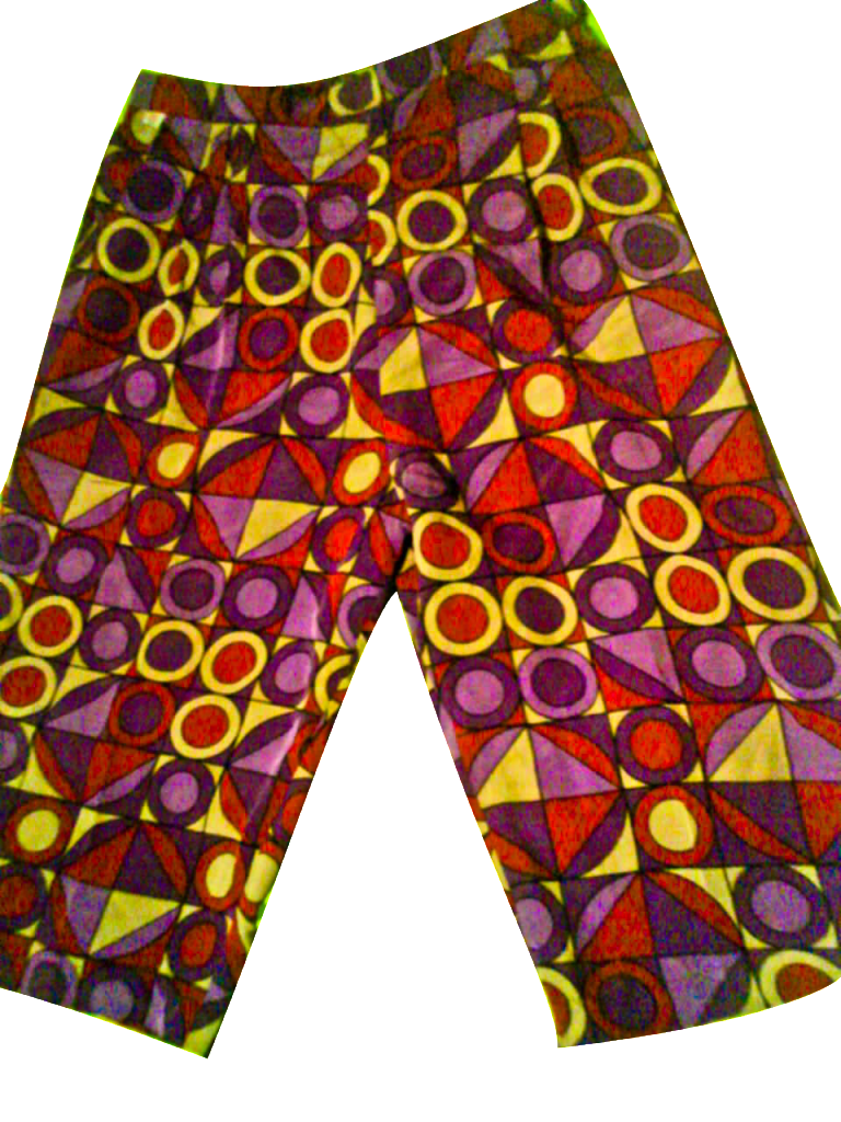geometric highwaist pants