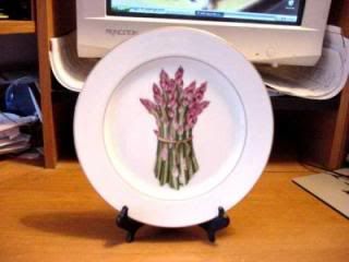Fitz &amp; Floyd Vegetable Harvest Salad Plate - click for full size view