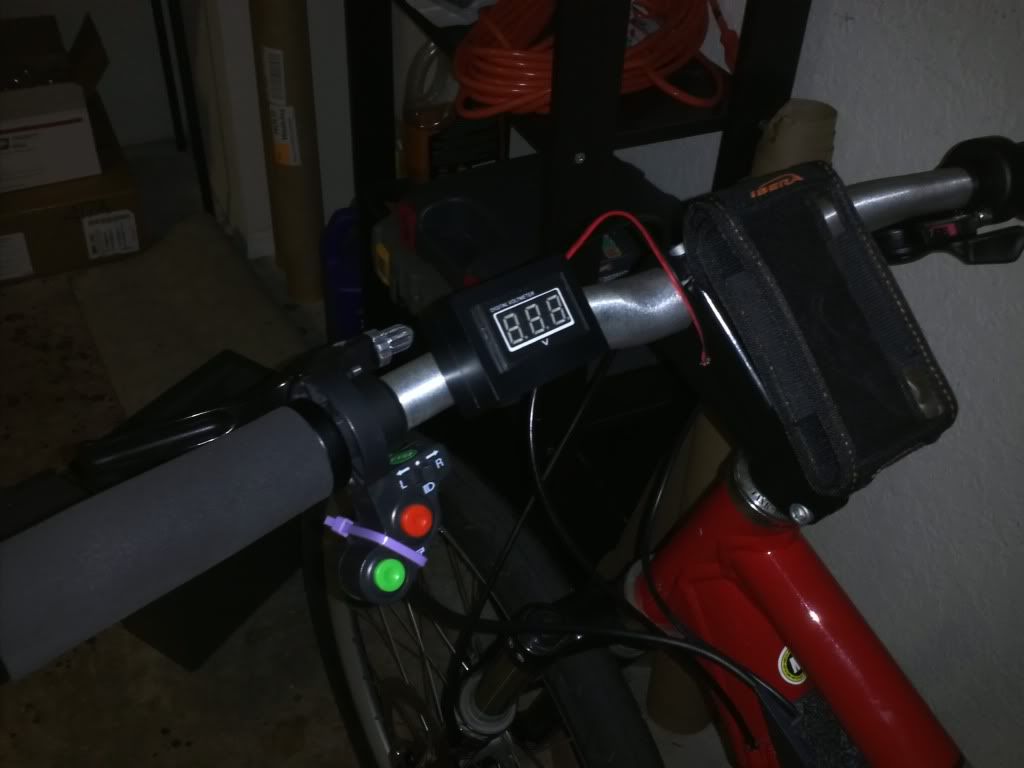 DIY handlebar mounted simple voltmeter Endless Sphere DIY EV Forum
