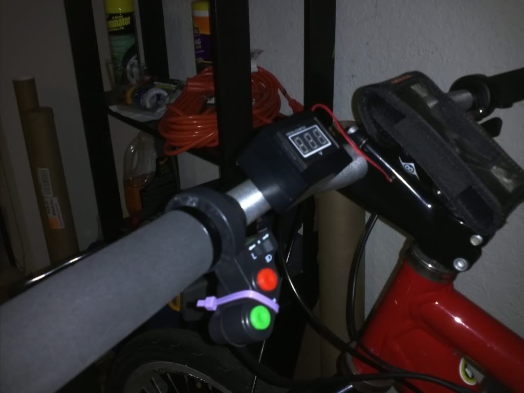 DIY handlebar mounted simple voltmeter Endless Sphere DIY EV Forum