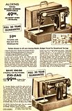 Alden's Sewing Machines - 1956