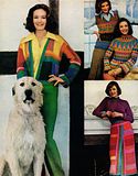 Fabulous Colors For Fabulous Knits- 70's Fantasy Flowers