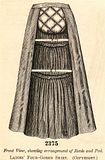Delineator Magazine - 1888 "Ladies Four Gore Skirt" - An Inside View