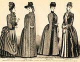 Delineator Magazine - 1888 "Ladies Top Garments"