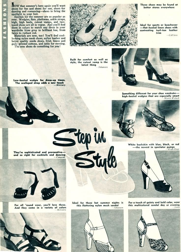 1940s evening shoes