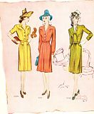 Three Degrees of Softness - 1943 Dresses