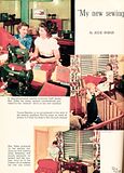 "My new sewing machine was a wonderful gift" says Mrs. Zelco - 1953 Family Circle