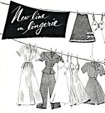 New Line on Lingerie - from Glamour Magazine in 1943