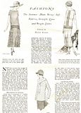 Flapper Era Outfits - 1924 Good Housekeeping 