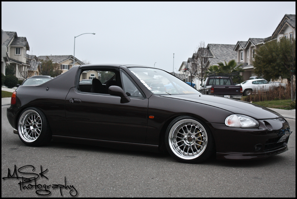 How would a del sol look like slammed on 16 inch