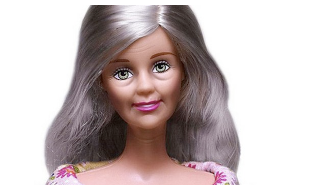 Barbie 50th anniversary, Barbie Mattel, Barbie as old