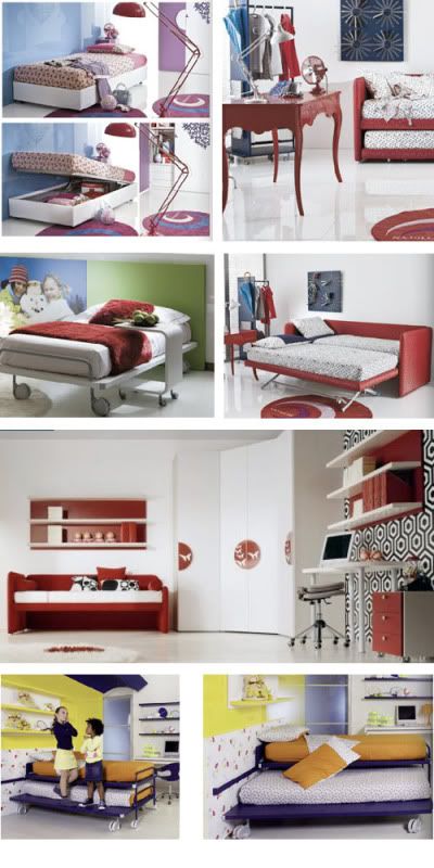 modern kids italian furniture, modern beds for children's rooms