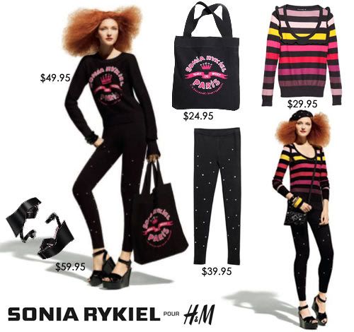 Sonia Rykiel for H&M, Sonia Rykiel knitwear collection, Sonia Rykiel pour H&M, H&M designer collection, Sonia Rykiel prices