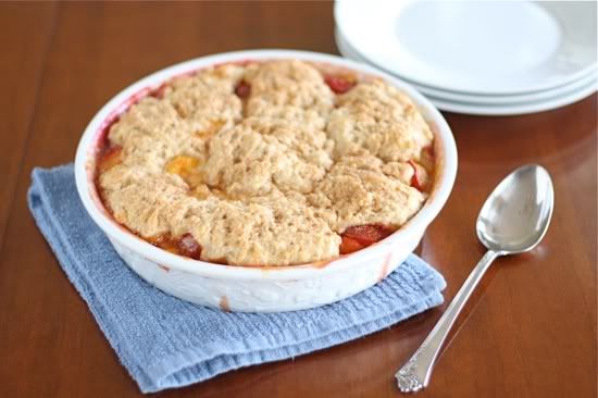 Peach and plum cobbler, Peach and plum cobbler recipe