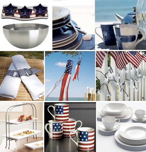 4th of July decorating, patriotic decorating, americana, 4th july decorating ideas