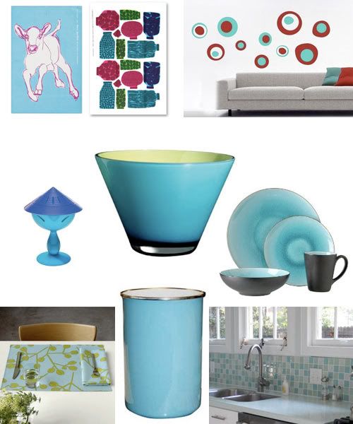 aqua decorating ideas, turquoise decorating ideas, turquoise