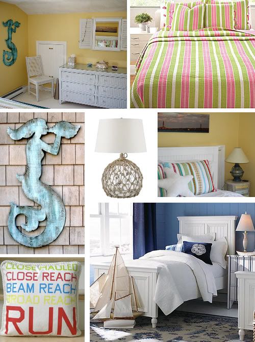 beach house bedroom, beach cottage bedroom, coastal style bedroom, nautical bedroom design