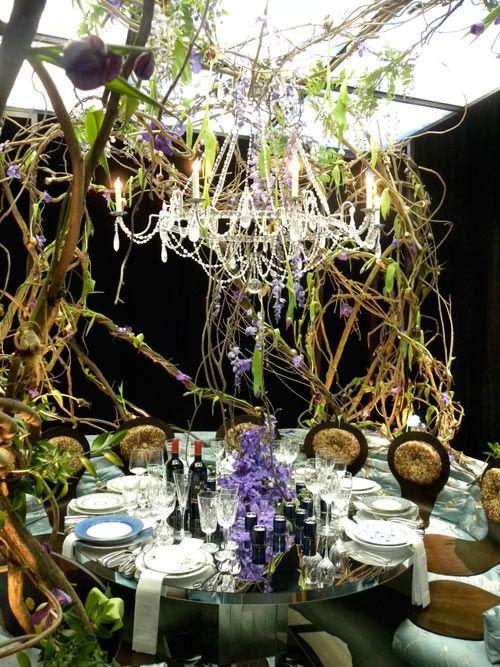 DIFFA 2010, DIFFA 2010 photos, modern design, modern table tops, entertain, modern chic table top