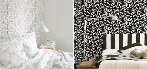 Marimekko wallpaper, modern wallpaper, wallpaper designer, sirpi wallpaper, wallpaper decorating ideas