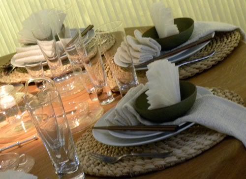 design trend, eco design, green design, natural wood, DIFFA 2010, origami table setting, origami table center