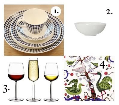 table setting, scandinavian dinner table setting, Iittala table setting, Arabia dishes, Finnish Table Setting, green table setting ideas