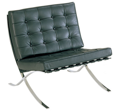 Ludwig Mies van der Rohe, Barcelona Chair, modern chair, Knoll Barcelona chair