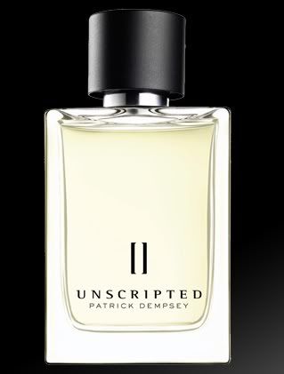 Patrick Dempsey, Patrick Dempsey fragrance, Patrick Dempsey Unscripted, Unscripted fragrance, perfume by Patrick Dempsey, avon patrick dempsey