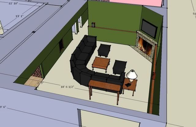 Family Room layout help please
