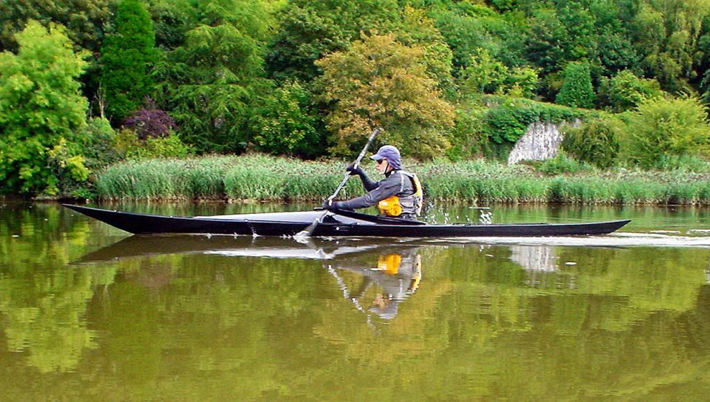 Shrike, a lightweight sea kayak for home construction.^ The UK Rivers