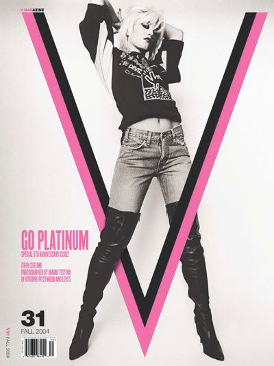 gwen stefani - v magazine Pictures, Images and Photos