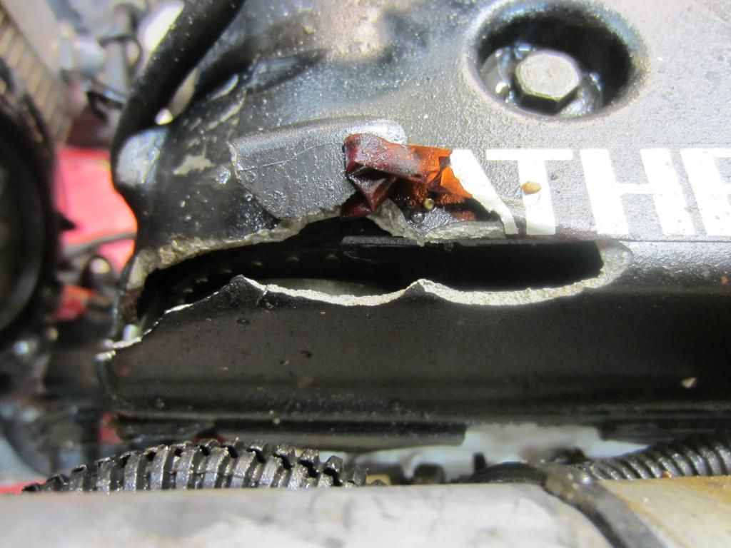 Blew a Hole in the Cylinder Head Cover KFX 450 HQ Forum
