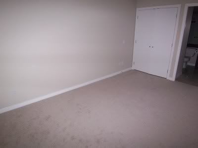 Bedroom before staging