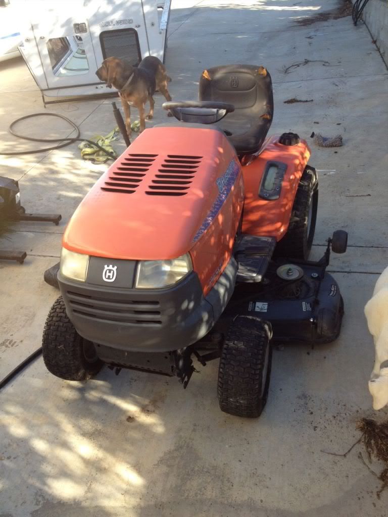 WTT 2005 Husqvarana 22hp Lawn tractor/mower FOR YOU PISTOL/ I can