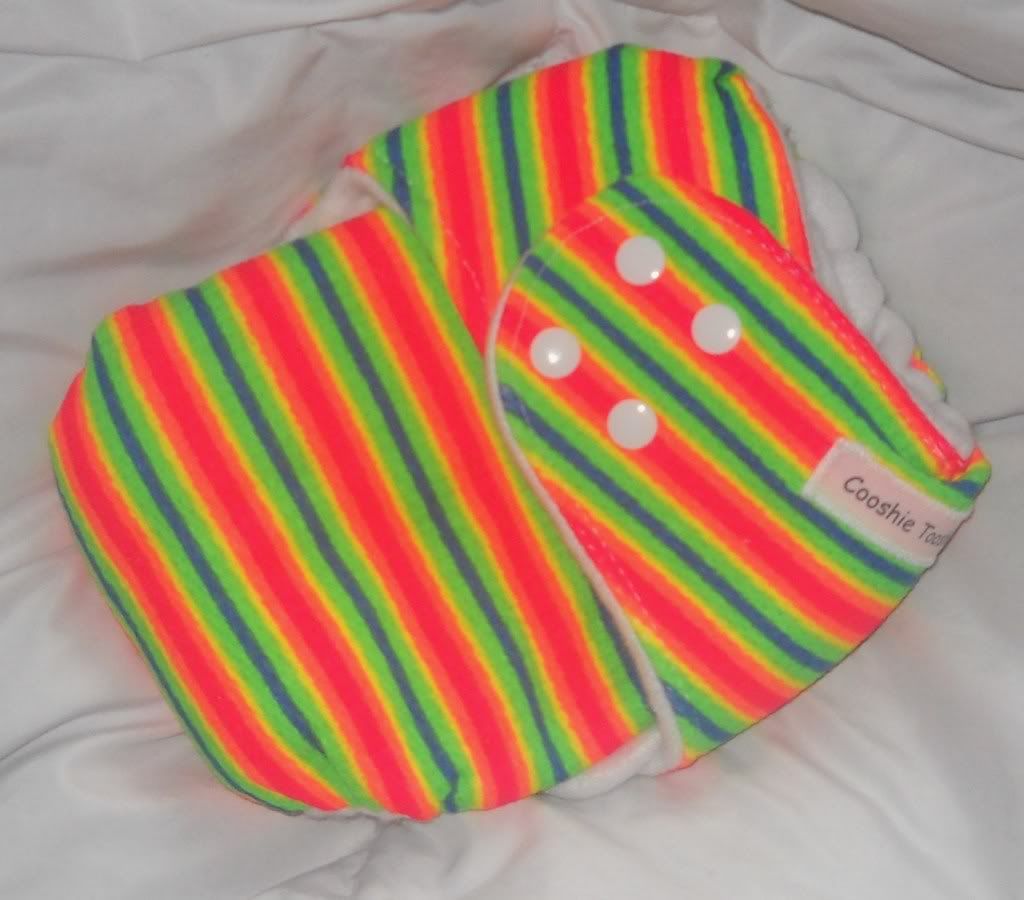 Neon Stripes Fitted 28-38 pounds