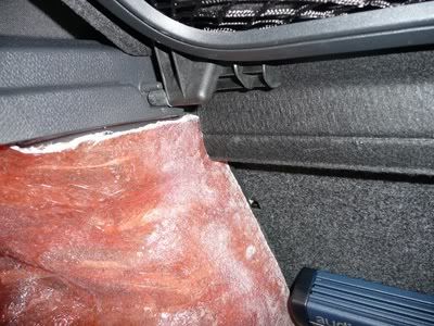 checked that the parcel shelf cleared the mould and had to cut out an