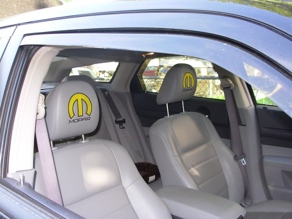 Custom Embroidered Mopar Headrests F/S... LX Forums Forum