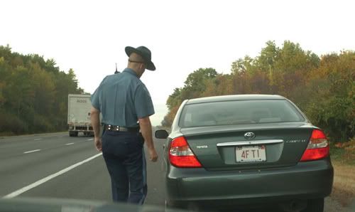Massachusetts State Police Trooper Traffic Stop