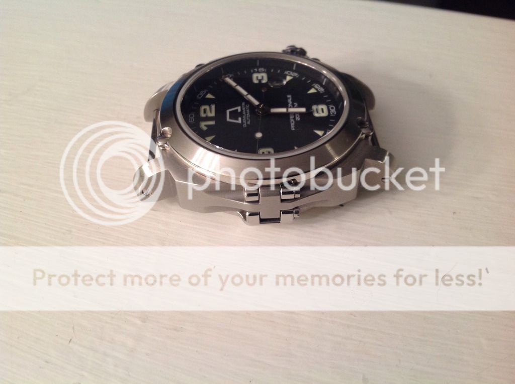 Anonimo Professionale 6000 box and paperwork on OEM rubber strap ...