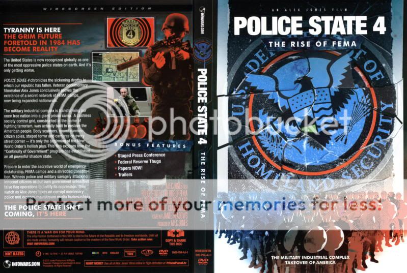 POLICE STATE 4 (DVD) Alex Jones   ORIGINAL, NEW IN CASE  